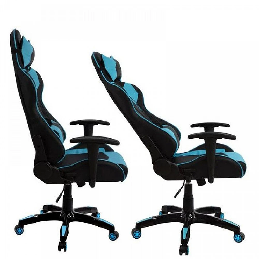 ArteLibre Πολυθρόνα Γραφείου ArteLibre Gaming ΚΥΛΛΗΝΗ Μπλε/Μαύρο PVC 66x67x127-135cm - 14240002 - inde.gr ArteLibre Πολυθρόνα Γραφείου ArteLibre Gaming ΚΥΛΛΗΝΗ Μπλε/Μαύρο PVC 66x67x127-135cm - 14240002 - inde.gr