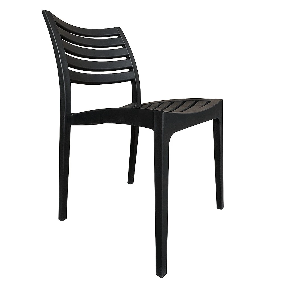 ArteLibre Καρέκλα Κήπου ArteLibre BORA-BORA Μαύρο PP 57x46x83cm - 15300032 - inde.gr