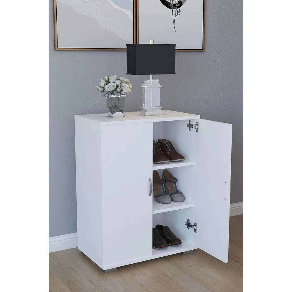 ArteLibre Παπουτσοθήκη ArteLibre MASEGO Λευκό Μοριοσανίδα 35x72x80cm - 14870026 - inde.gr ArteLibre Παπουτσοθήκη ArteLibre MASEGO Λευκό Μοριοσανίδα 35x72x80cm - 14870026 - inde.gr
