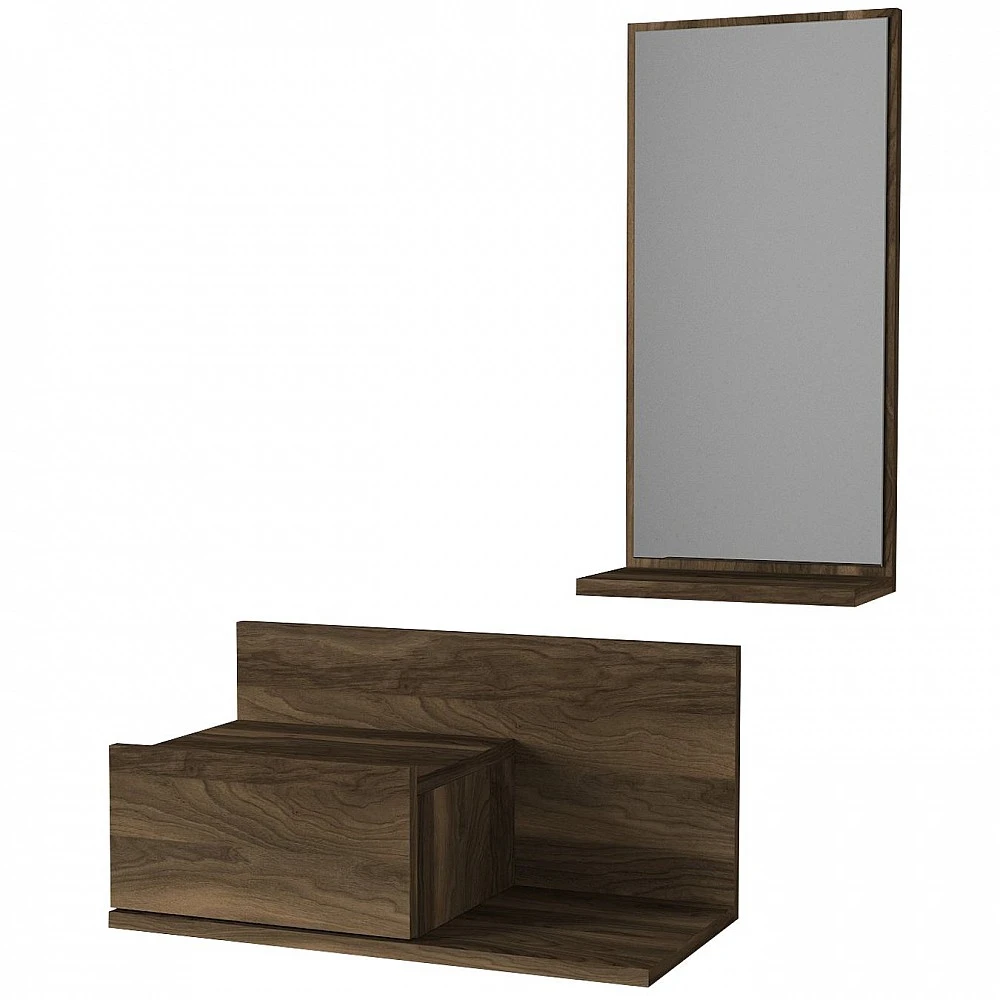 ArteLibre Έπιπλο Εισόδου ArteLibre RODOS Καφέ 60x30x100cm - 14410068 - inde.gr