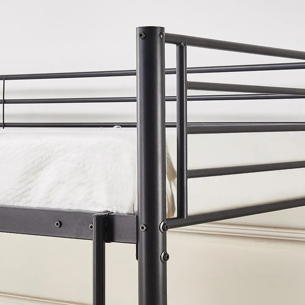 ArteLibre Κουκέτα ArteLibre ELKHORN Μαύρο Για Στρώμα 90x190cm - 14920031 - inde.gr