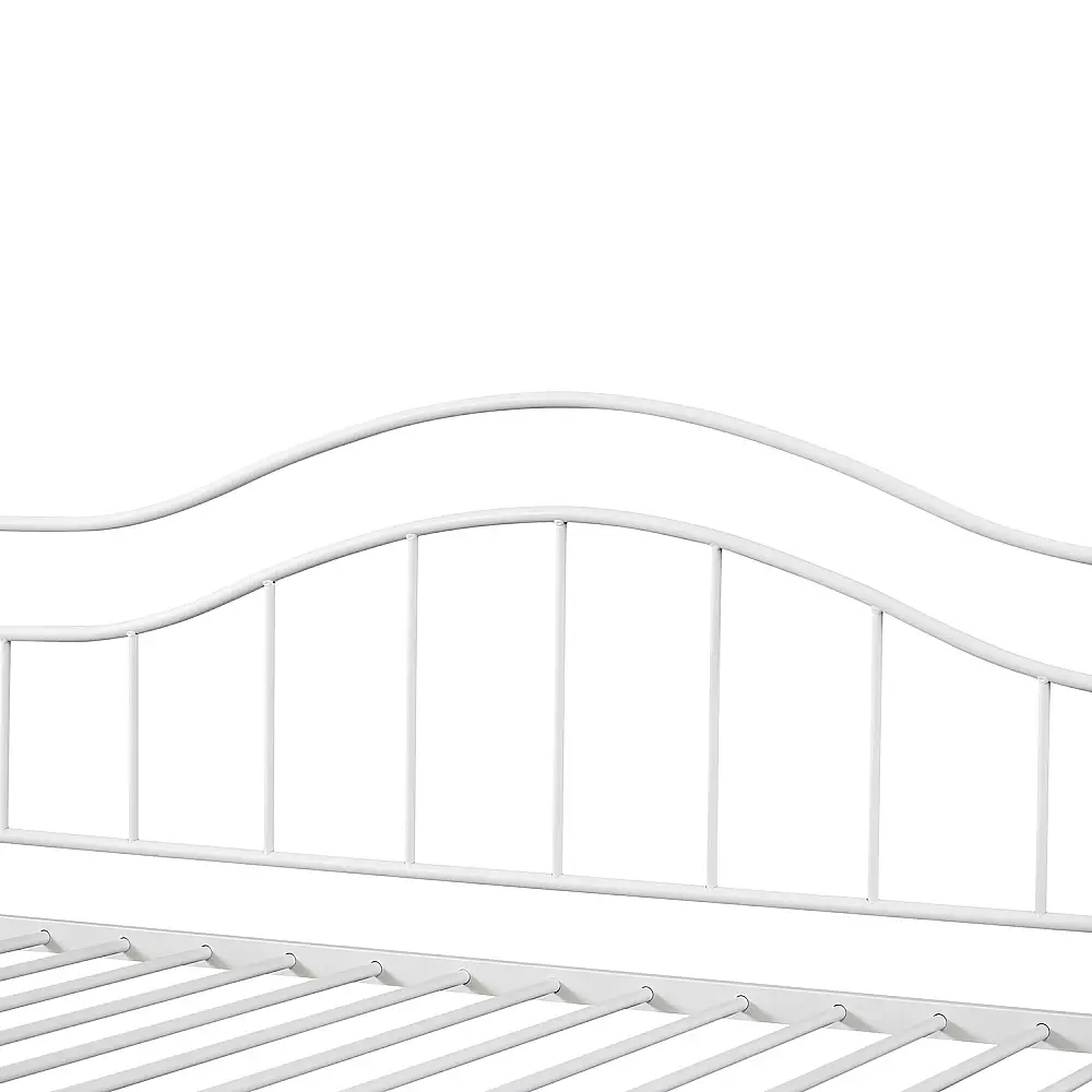 ArteLibre Καναπές Κρεβάτι ArteLibre PECOS Λευκό Μέταλλο Για Στρώμα 90x190cm - 14920036 - inde.gr