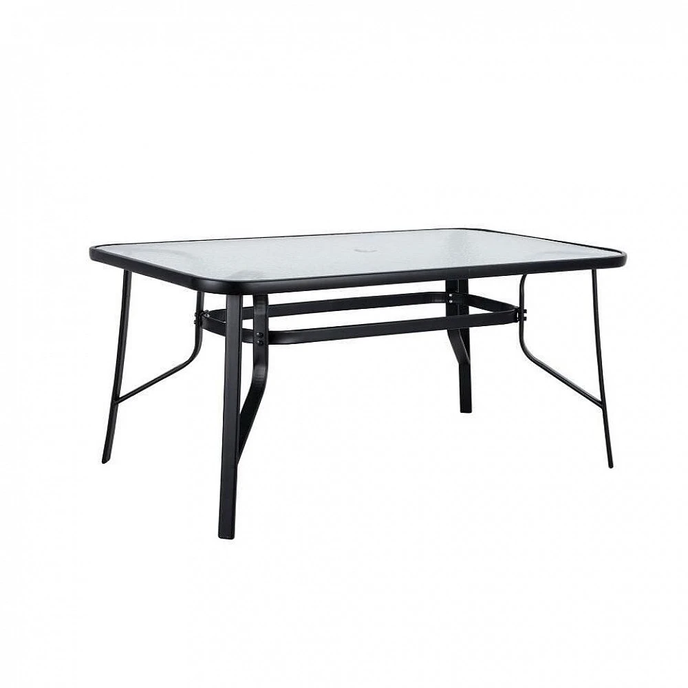ArteLibre Τραπέζι Μεταλλικό ArteLibre SUN Μαύρο 120x70x70cm - 14450026 - inde.gr