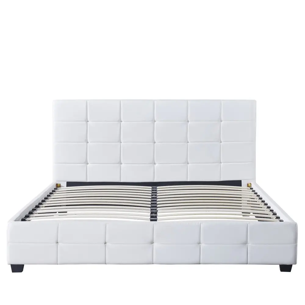 ArteLibre Κρεβάτι ArteLibre ABELIA Λευκό PU 214.5x170x100cm (Στρώμα 160x200cm) - 14920001 - inde.gr ArteLibre Κρεβάτι ArteLibre ABELIA Λευκό PU 214.5x170x100cm (Στρώμα 160x200cm) - 14920001 - inde.gr
