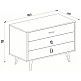ArteLibre Συρταριέρα ArteLibre KIMOLOS Λευκό/Φυσικό/Καφέ 80x40x79cm - 14410119 - inde.gr ArteLibre Συρταριέρα ArteLibre KIMOLOS Λευκό/Φυσικό/Καφέ 80x40x79cm - 14410119 - inde.gr