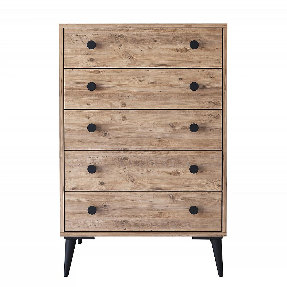 ArteLibre Συρταριέρα ArteLibre AMARI Δρυς Μοριοσανίδα 72x43x114cm - 14870044 - inde.gr