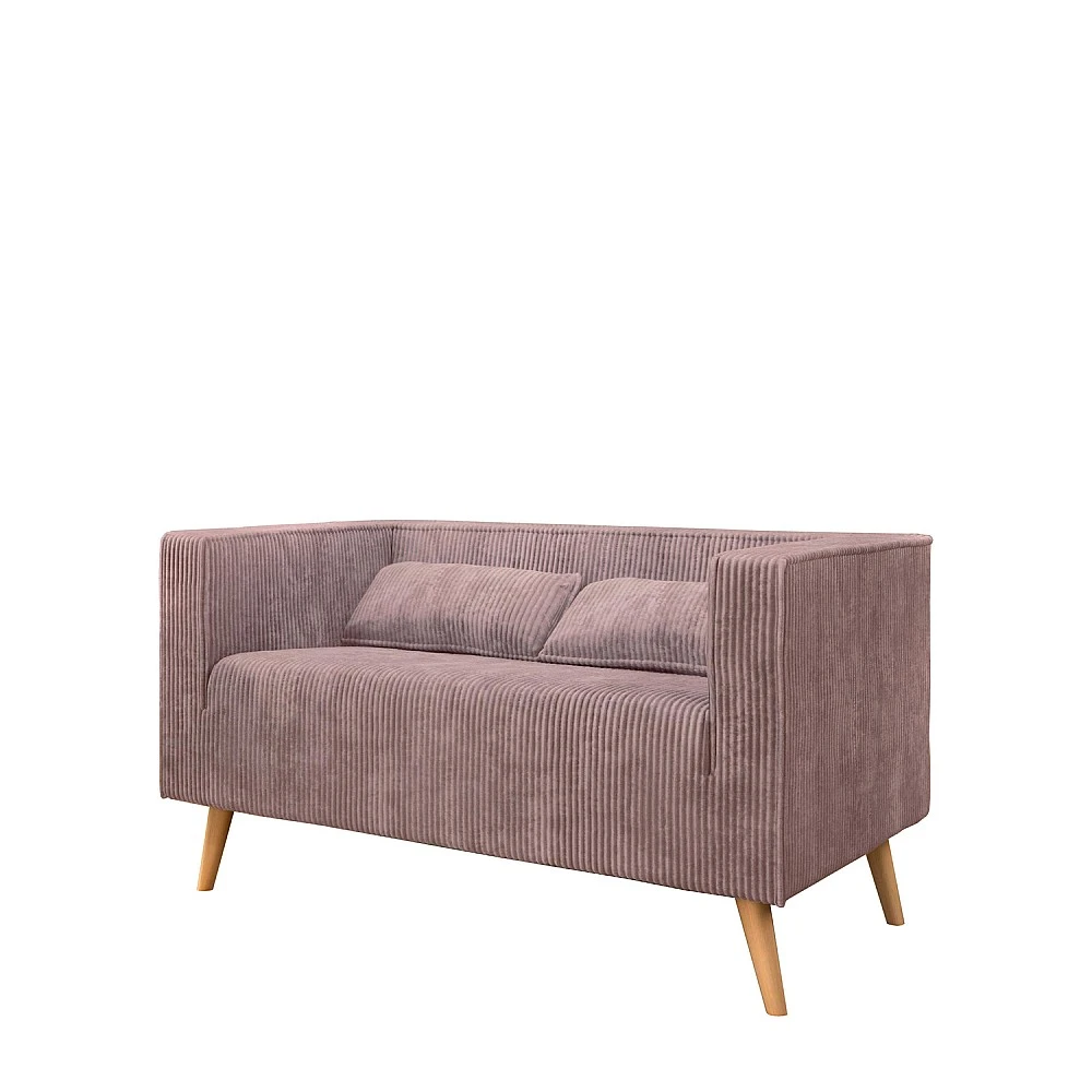 ArteLibre Καναπές Διθέσιος ArteLibre CHOLUTECHA Λιλά 123x70x68cm - 14560026 - inde.gr