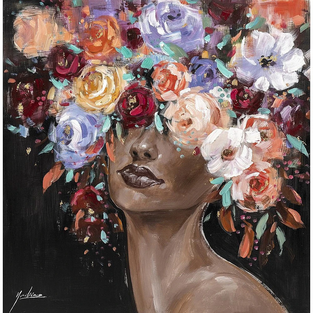 ArteLibre  Πίνακας ArteLibre "Γυναικεία Φιγούρα" Καμβάς 80x80cm - 14670083 - inde.gr