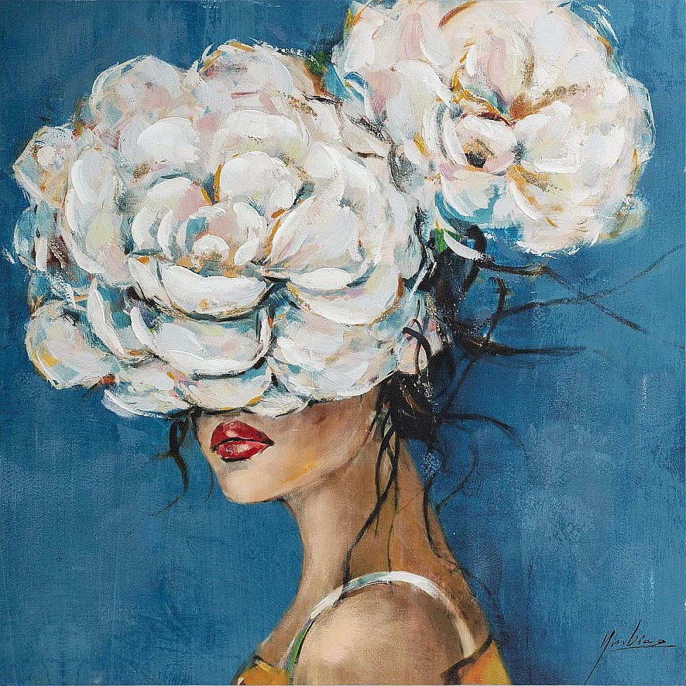 ArteLibre  Πίνακας ArteLibre "Γυναικεία Φιγούρα" Καμβάς 90x90cm - 14670085 - inde.gr