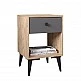 ArteLibre Κομοδίνο ArteLibre AMARI Δρυς/Ανθρακί Μοριοσανίδα 43x43x67.5cm - 14870062 - inde.gr ArteLibre Κομοδίνο ArteLibre AMARI Δρυς/Ανθρακί Μοριοσανίδα 43x43x67.5cm - 14870062 - inde.gr