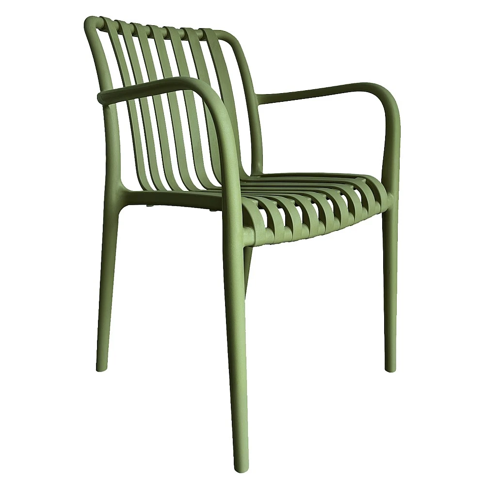 ArteLibre Πολυθρόνα Κήπου ArteLibre TAHITI Πράσινο PP 58x56x81cm - 15300049 - inde.gr