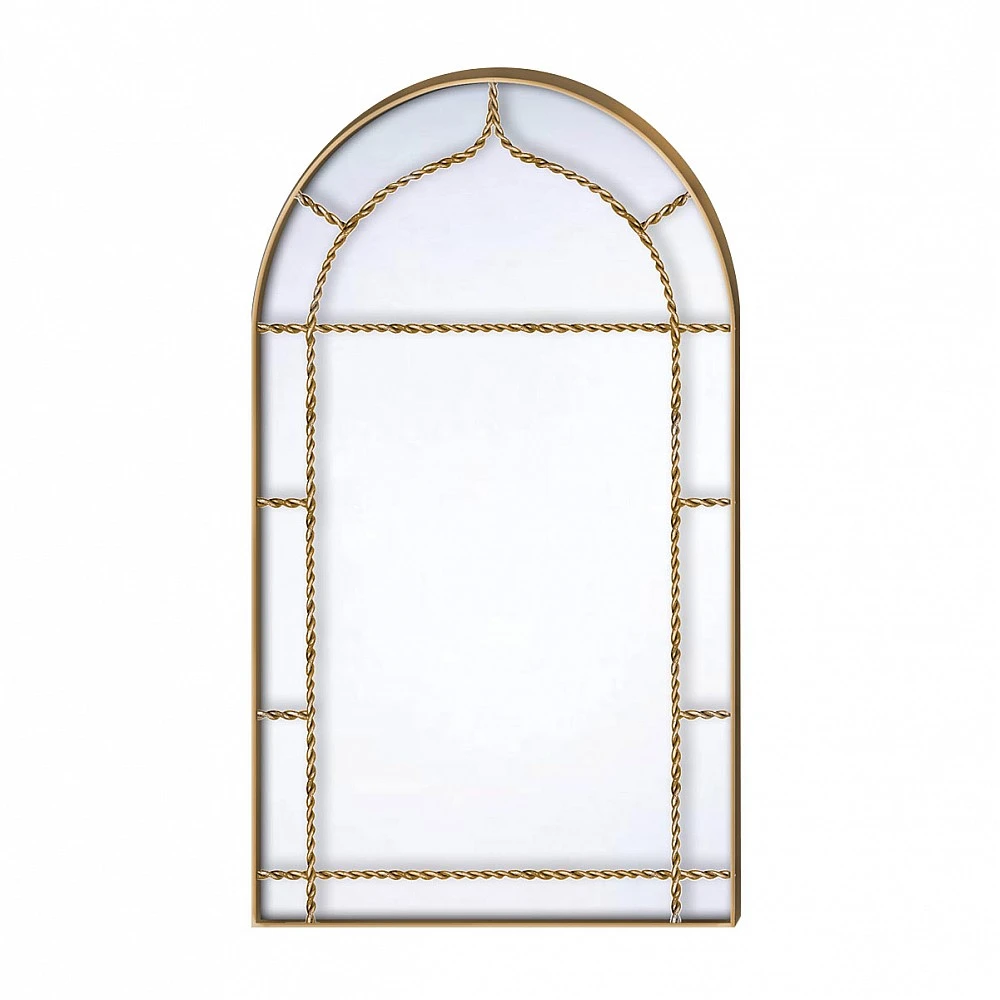 ArteLibre Καθρέπτης Τοίχου ArteLibre Χρυσό Μέταλλο 50x86x1.5cm - 14700022 - inde.gr