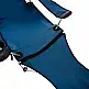 ArteLibre Καρέκλα Ξαπλώστρα Παραλίας ArteLibre HOLBOX Μπλε Μέταλλο/Ύφασμα 164x76x86cm - 14660030 - inde.gr
