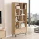ArteLibre Βιβλιοθήκη ArteLibre MELLS Φυσικό Μοριοσανίδα/Μέταλλο 29.5x83.9x175.6cm - 15350006 - inde.gr ArteLibre Βιβλιοθήκη ArteLibre MELLS Φυσικό Μοριοσανίδα/Μέταλλο 29.5x83.9x175.6cm - 15350006 - inde.gr