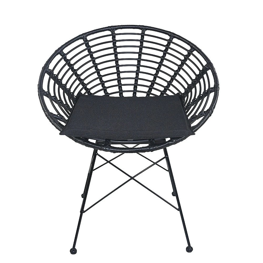 ArteLibre Καρέκλα Κήπου ArteLibre AELIUS Μαύρο Μέταλλο/Rattan 72x62x78cm - 14510022 - inde.gr ArteLibre Καρέκλα Κήπου ArteLibre AELIUS Μαύρο Μέταλλο/Rattan 72x62x78cm - 14510022 - inde.gr
