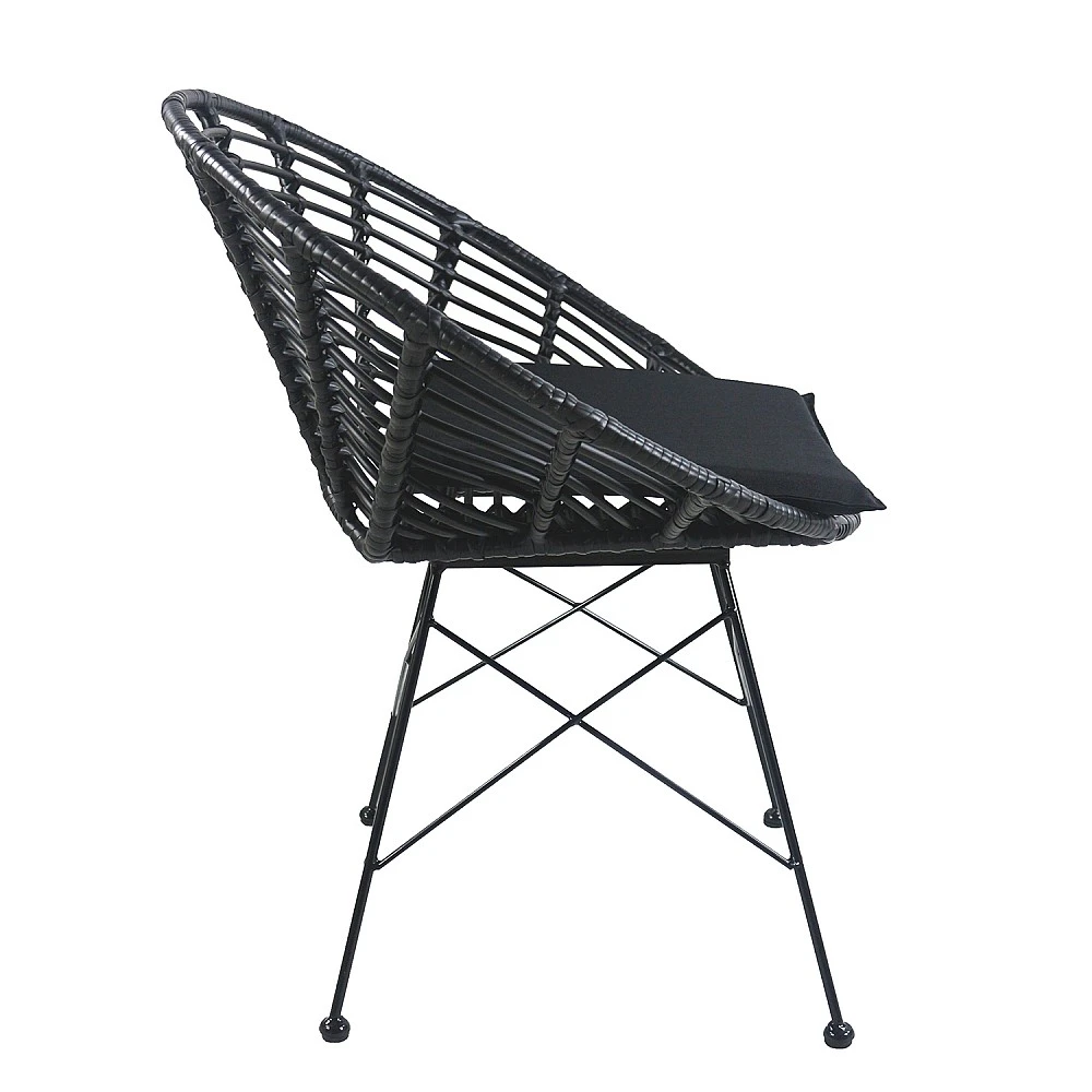 ArteLibre Καρέκλα Κήπου ArteLibre AELIUS Μαύρο Μέταλλο/Rattan 72x62x78cm - 14510022 - inde.gr ArteLibre Καρέκλα Κήπου ArteLibre AELIUS Μαύρο Μέταλλο/Rattan 72x62x78cm - 14510022 - inde.gr
