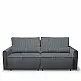 ArteLibre Καναπές Κρεβάτι Τριθέσιος ArteLibre SHELBY Γκρι 215x110x90cm - 14210253 - inde.gr