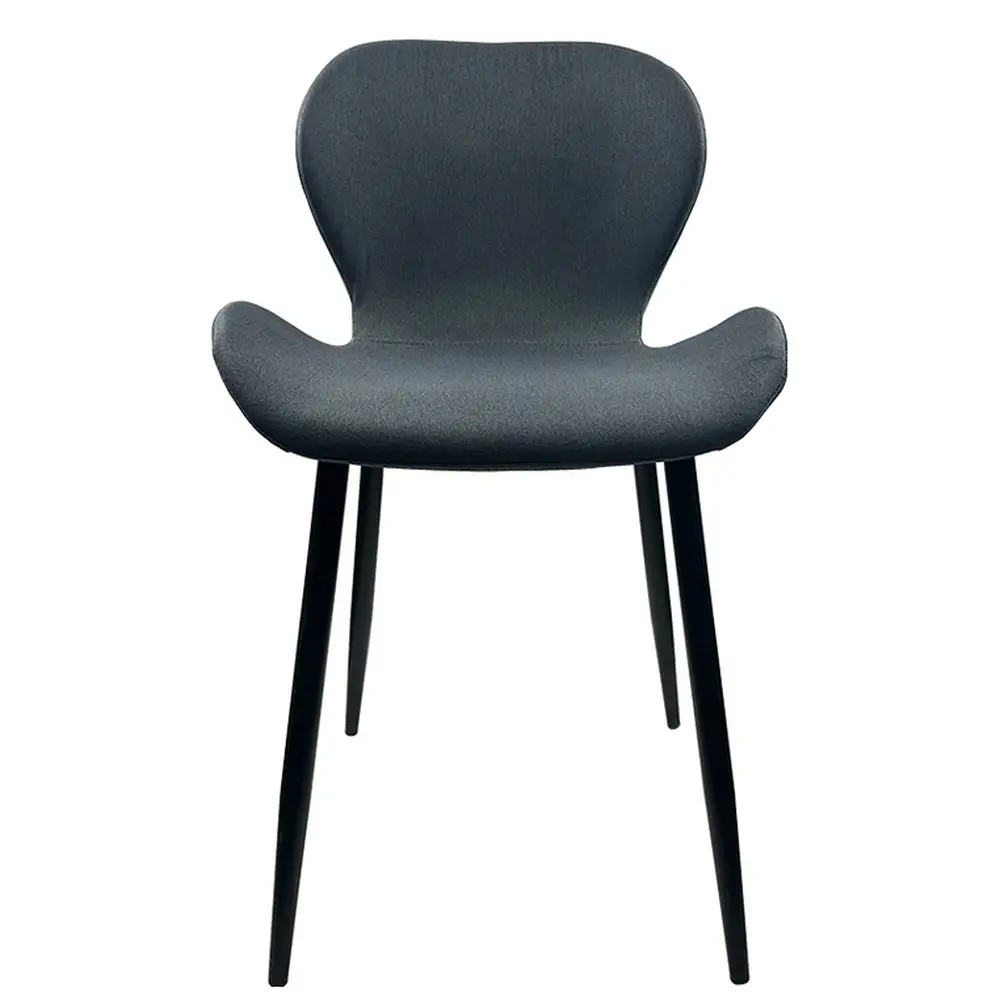 ArteLibre Καρέκλα Τραπεζαρίας ArteLibre RIOJA Γκρι/Μαύρο Ύφασμα/Μέταλλο 46x50x80cm - 14600181 - inde.gr