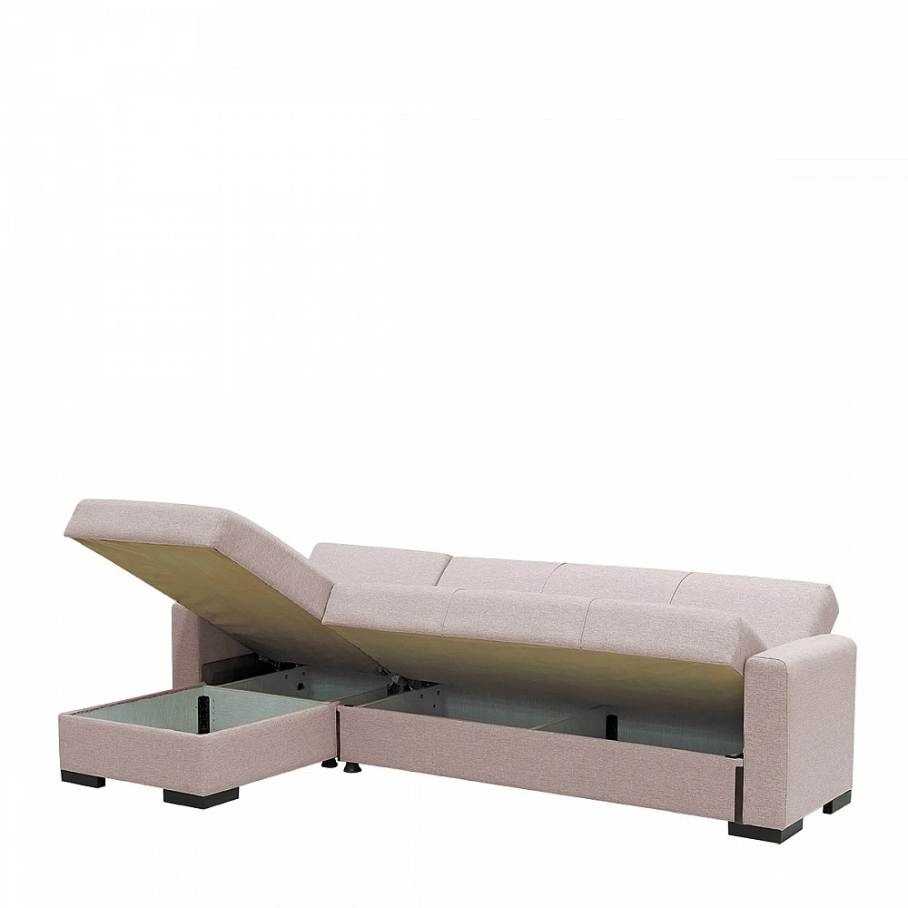 ArteLibre Καναπές Κρεβάτι Γωνιακός ArteLibre JOSE Σάπιο Μήλο 270x150x86cm - 14210237 - inde.gr