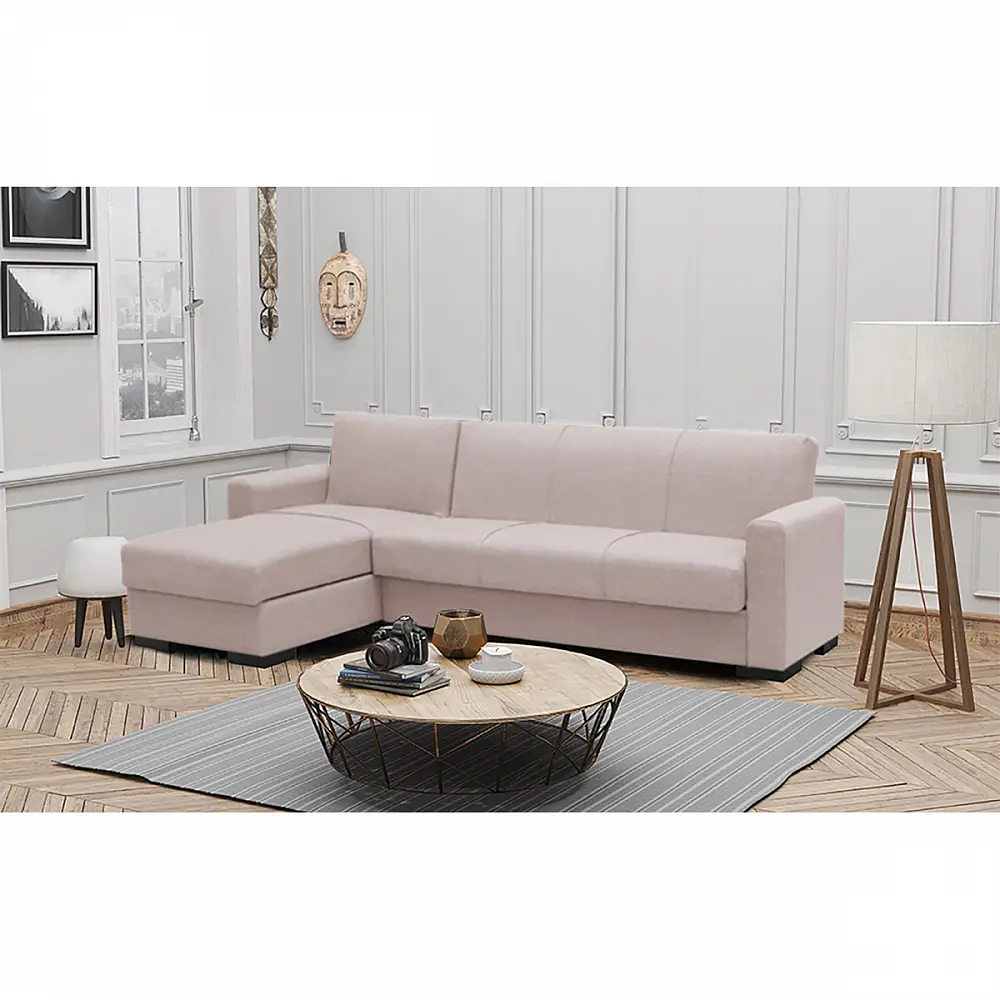 ArteLibre Καναπές Κρεβάτι Γωνιακός ArteLibre JOSE Σάπιο Μήλο 270x150x86cm - 14210237 - inde.gr