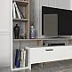 ArteLibre Έπιπλο Τηλεόρασης ArteLibre ELASA Λευκό/Cordoba Μοριοσανίδα/Μελαμίνη 168x31x120cm - 14410227 - inde.gr