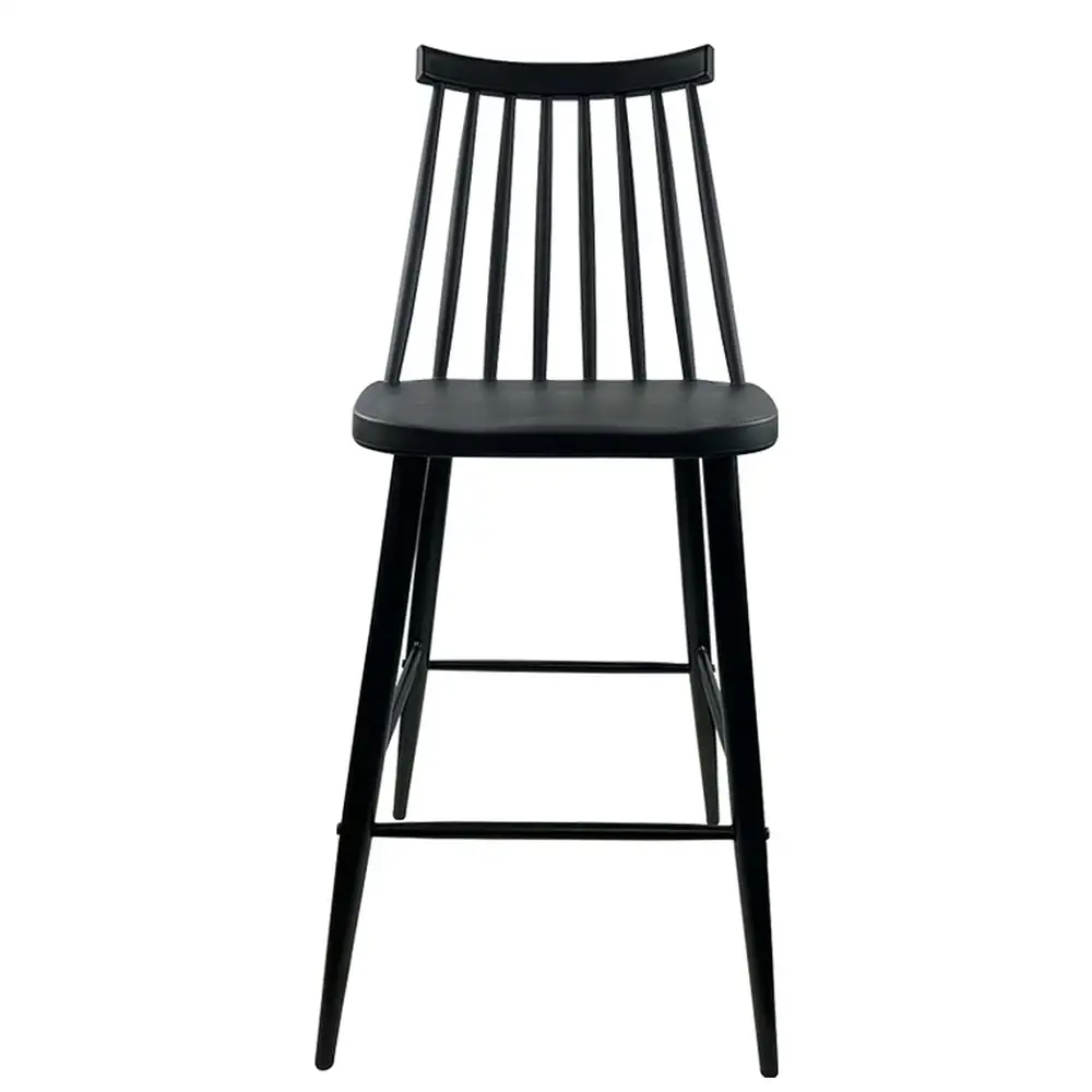 ArteLibre Σκαμπό Bar ArteLibre MARANTA Μαύρο PP/Μέταλλο 45x46x97cm - 14600189 - inde.gr