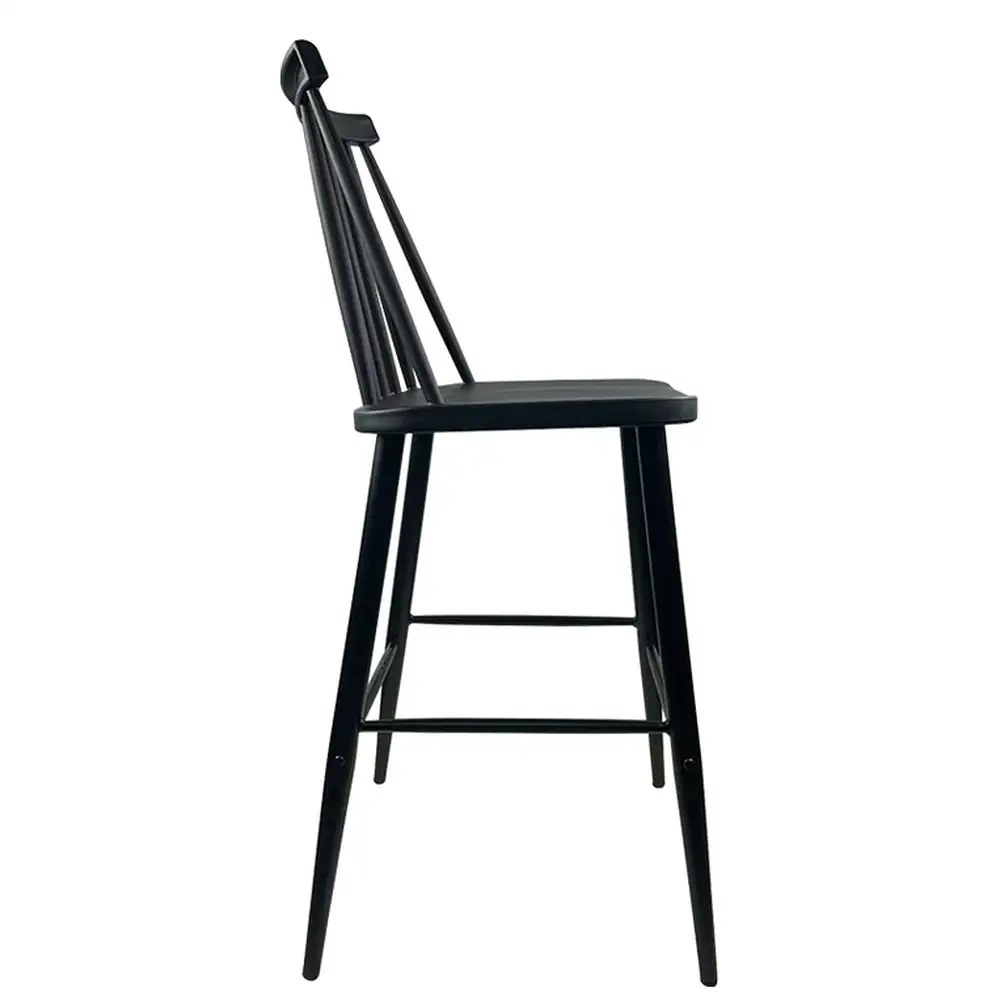 ArteLibre Σκαμπό Bar ArteLibre MARANTA Μαύρο PP/Μέταλλο 45x46x97cm - 14600189 - inde.gr