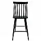 ArteLibre Σκαμπό Bar ArteLibre MARANTA Μαύρο PP/Μέταλλο 45x46x97cm - 14600189 - inde.gr