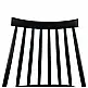 ArteLibre Σκαμπό Bar ArteLibre MARANTA Μαύρο PP/Μέταλλο 45x46x97cm - 14600189 - inde.gr