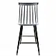 ArteLibre Σκαμπό Bar ArteLibre MARANTA Λευκό/Καρυδί PP/Μέταλλο 45x46x97cm - 14600192 - inde.gr