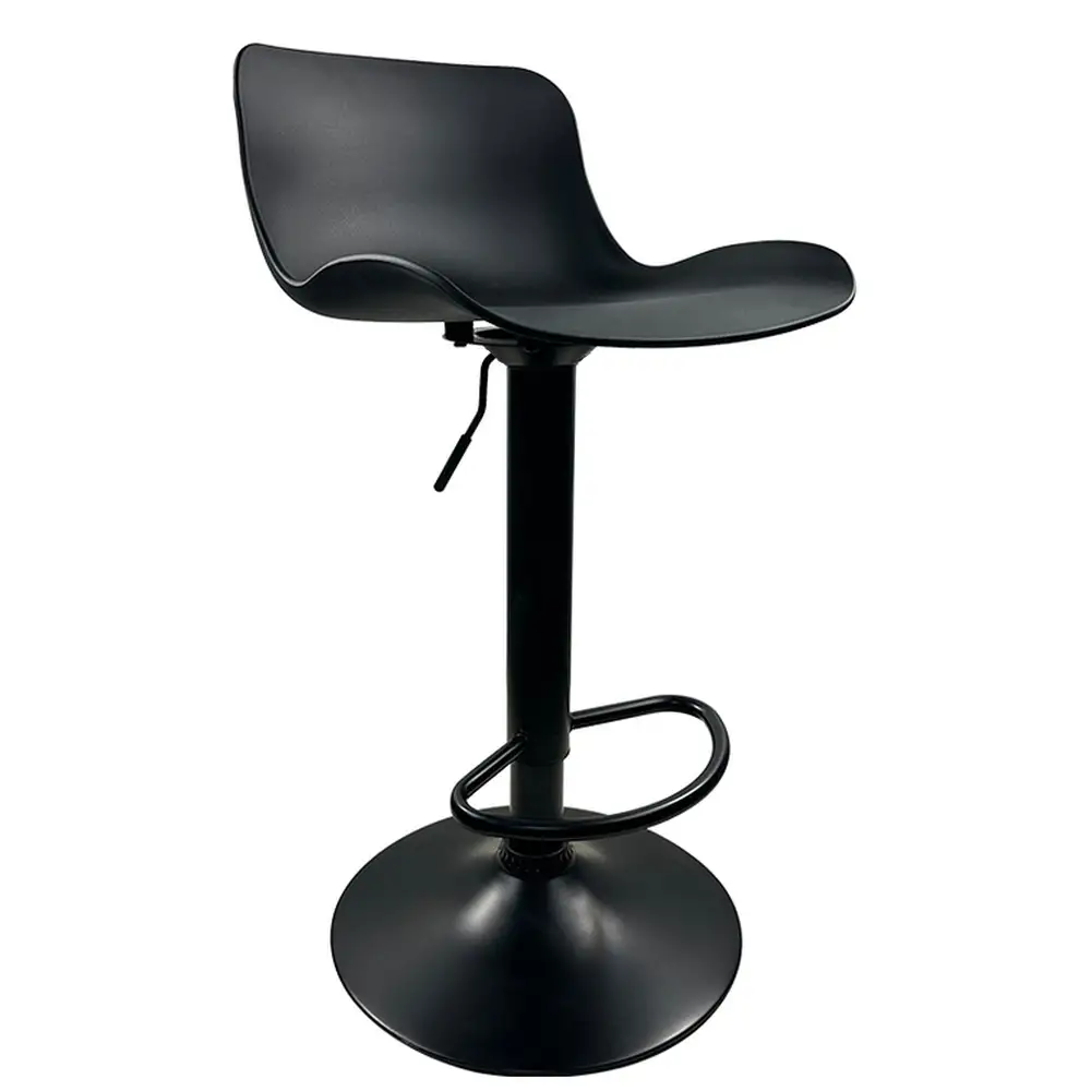 ArteLibre Σκαμπό Bar ArteLibre QUERIDA Μαύρο PP/Μέταλλο 44x45x58/81-79/102cm - 14600194 - inde.gr