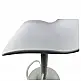 ArteLibre Σκαμπό Bar ArteLibre QUERIDA Λευκό PP/Μέταλλο 44x45x58/81-79/102cm - 14600195 - inde.gr