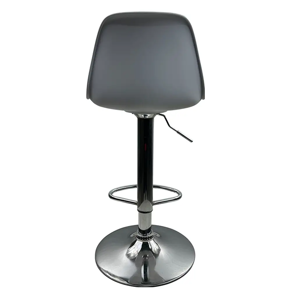ArteLibre Σκαμπό Bar ArteLibre AMADA Λευκό/Χρώμιο PP/Μέταλλο 41x40x79-89cm - 14600198 - inde.gr