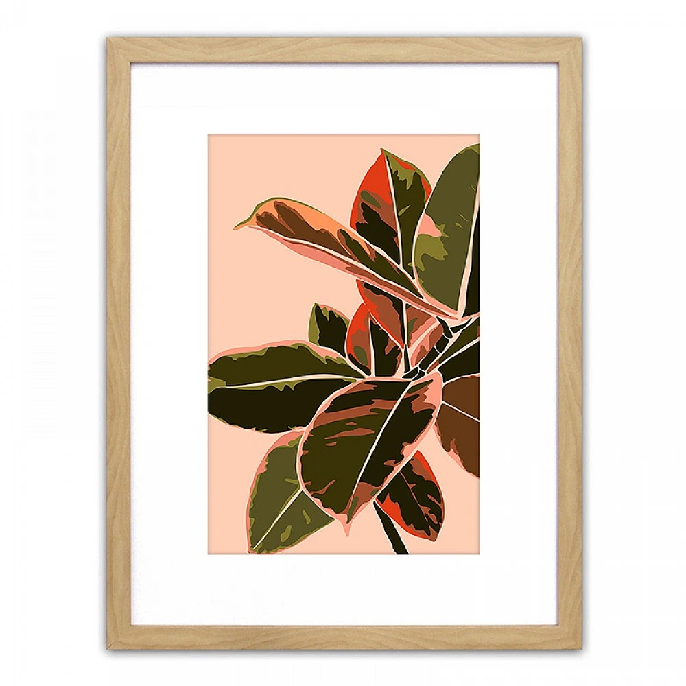ArteLibre Πίνακας Σε Κορνίζα ArteLibre Πλαστικό 'Φυτό II' 35x45x1.8cm - 14680018 - inde.gr