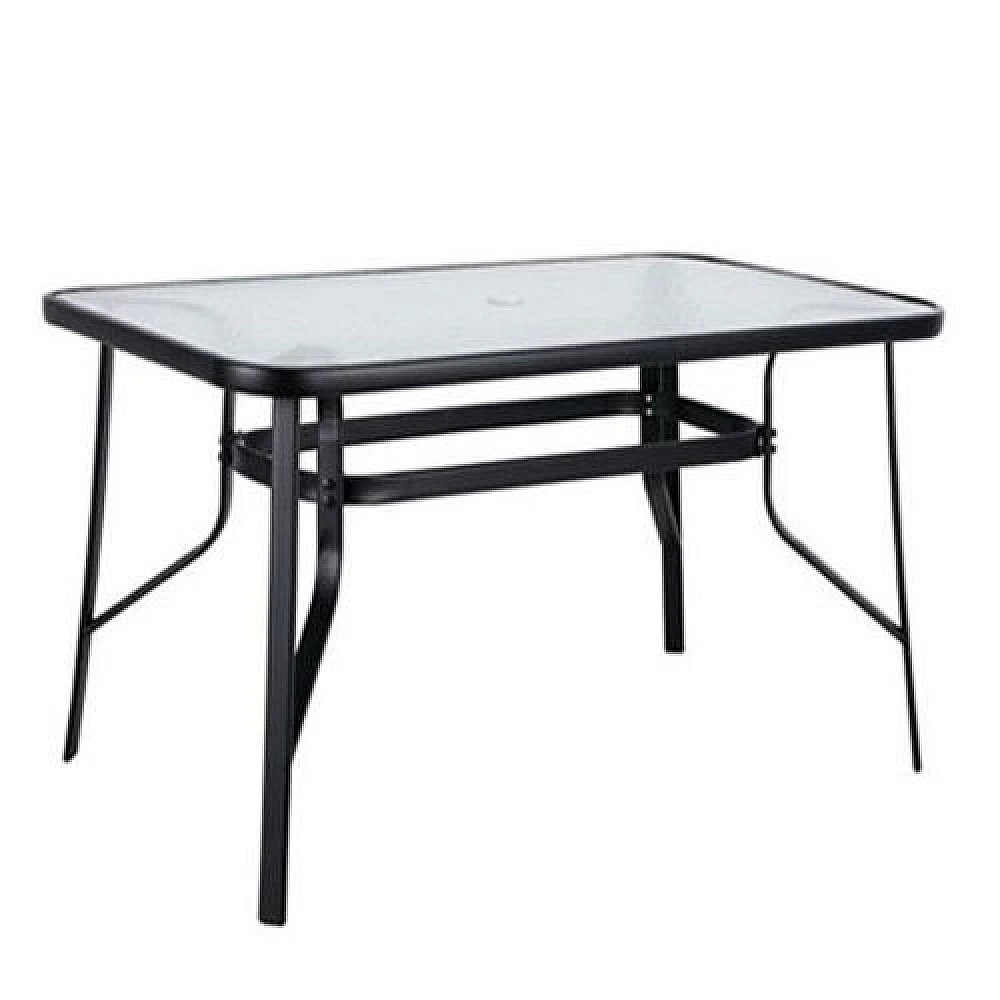 ArteLibre Τραπέζι Μεταλλικό ArteLibre SUN Μαύρο 150x90x70cm - 14450032 - inde.gr
