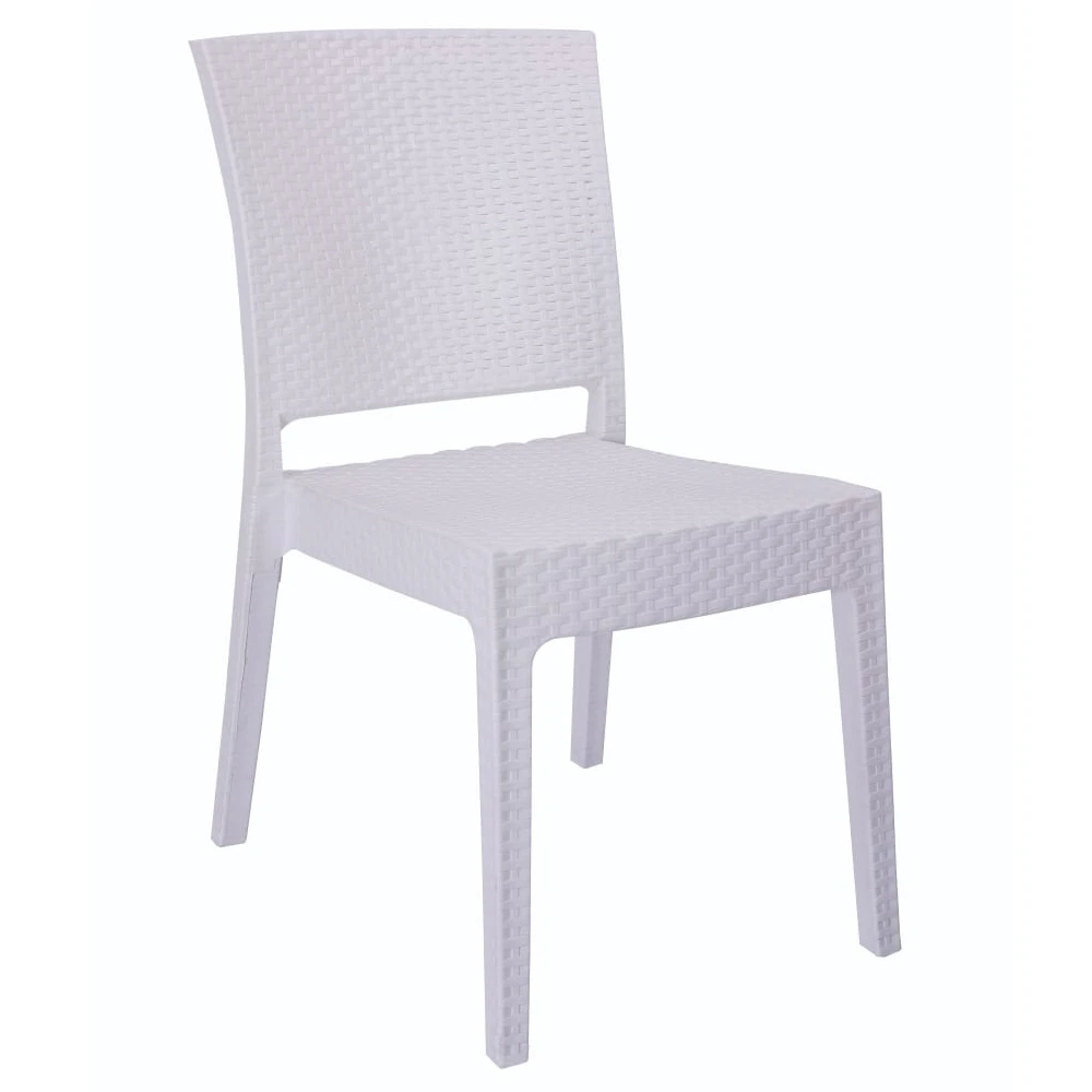 ArteLibre Καρέκλα Κήπου ArteLibre Λευκό Rattan 47x55x87cm - 14720004 - inde.gr