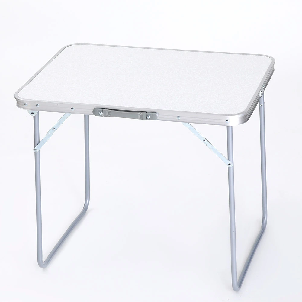 ArteLibre Τραπέζι Σπαστό ArteLibre BLISS Λευκό Αλουμίνιο 70x50x60cm - 14660083 - inde.gr