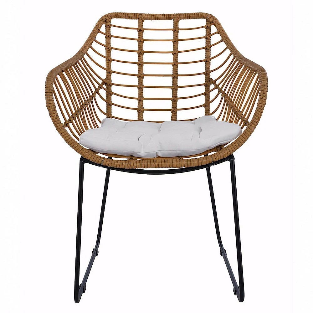 ArteLibre Πολυθρόνα Κήπου ArteLibre ABURIUS Φυσικό/Μαύρο Rattan/Μέταλλο 63x60x83.5cm - 14510058 - inde.gr ArteLibre Πολυθρόνα Κήπου ArteLibre ABURIUS Φυσικό/Μαύρο Rattan/Μέταλλο 63x60x83.5cm - 14510058 - inde.gr