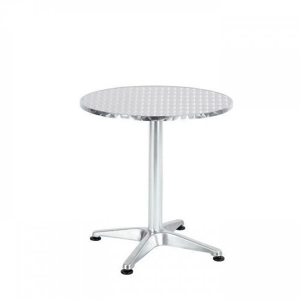 ArteLibre Τραπέζι ArteLibre Αλουμινίου IO Ασημί Φ60x70cm - 14450049 - inde.gr