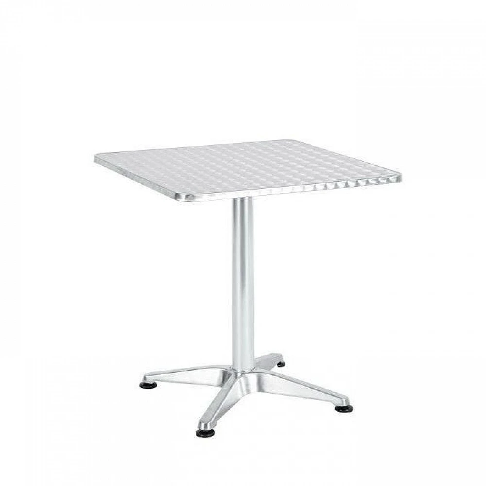ArteLibre Τραπέζι ArteLibre Αλουμινίου CALLISTO Ασημί 60x60x70cm - 14450051 - inde.gr