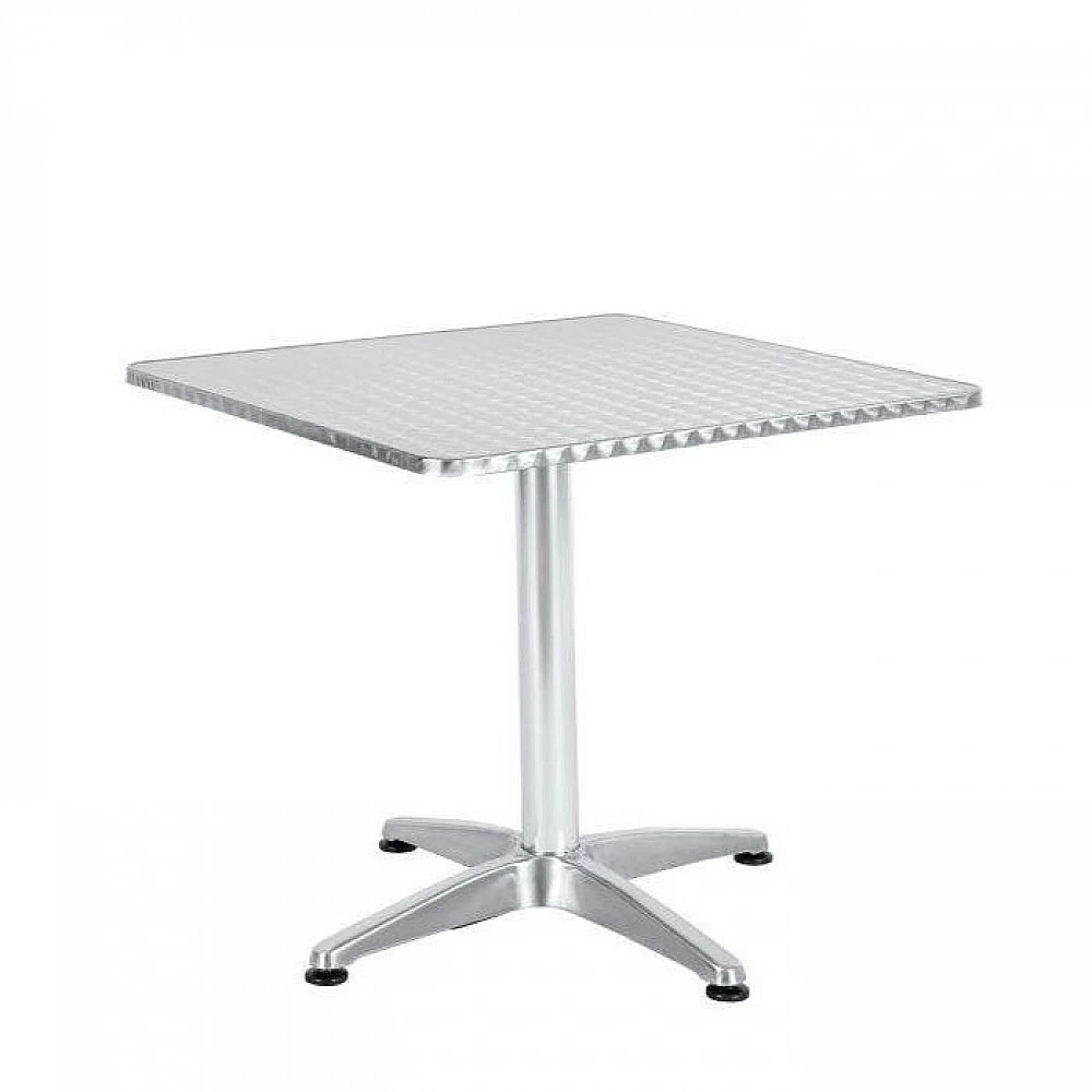 ArteLibre Τραπέζι ArteLibre Αλουμινίου CALLISTO Ασημί 70x70x70cm - 14450052 - inde.gr