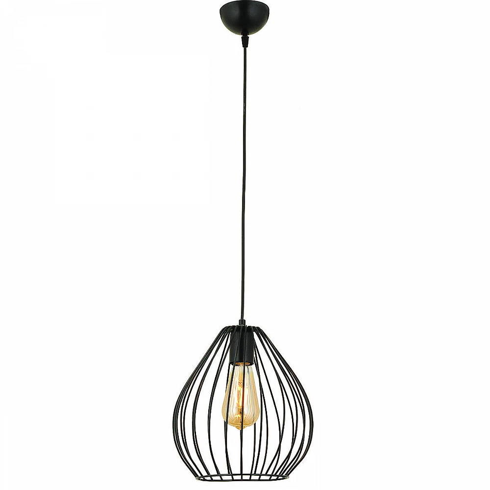 ArteLibre Φωτιστικό Κρεμαστό ArteLibre MON Μαύρο Μέταλλο 25x85cm - 14780046 - inde.gr