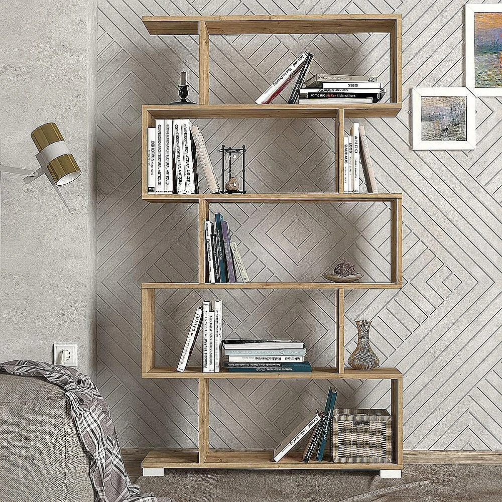 ArteLibre Βιβλιοθήκη ArteLibre MONTONI Φυσικό Μοριοσανίδα/Μελαμίνη 90x20x160cm - 14410282 - inde.gr ArteLibre Βιβλιοθήκη ArteLibre MONTONI Φυσικό Μοριοσανίδα/Μελαμίνη 90x20x160cm - 14410282 - inde.gr