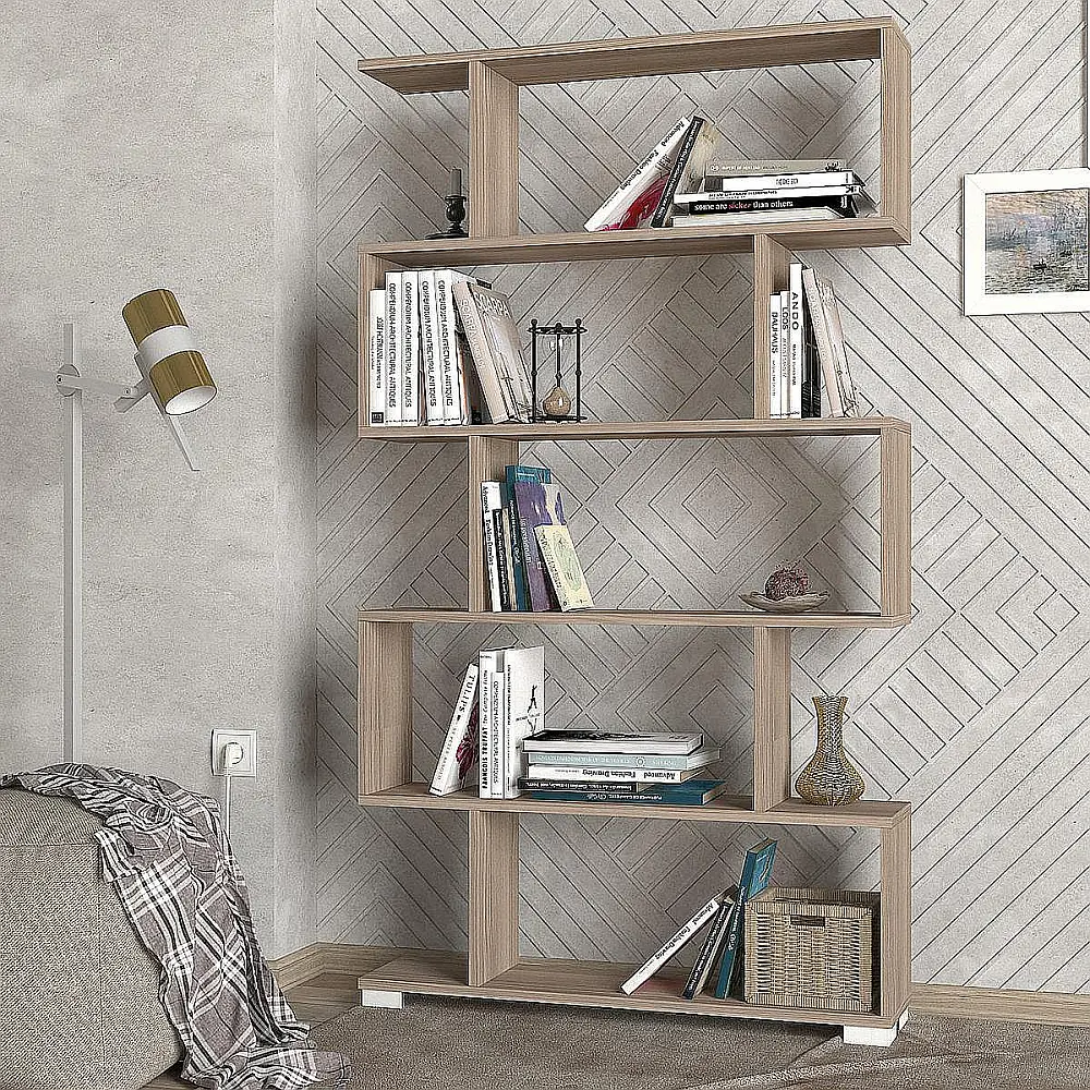 ArteLibre Βιβλιοθήκη ArteLibre MONTONI Cordoba Μοριοσανίδα/Μελαμίνη 90x20x160cm - 14410283 - inde.gr