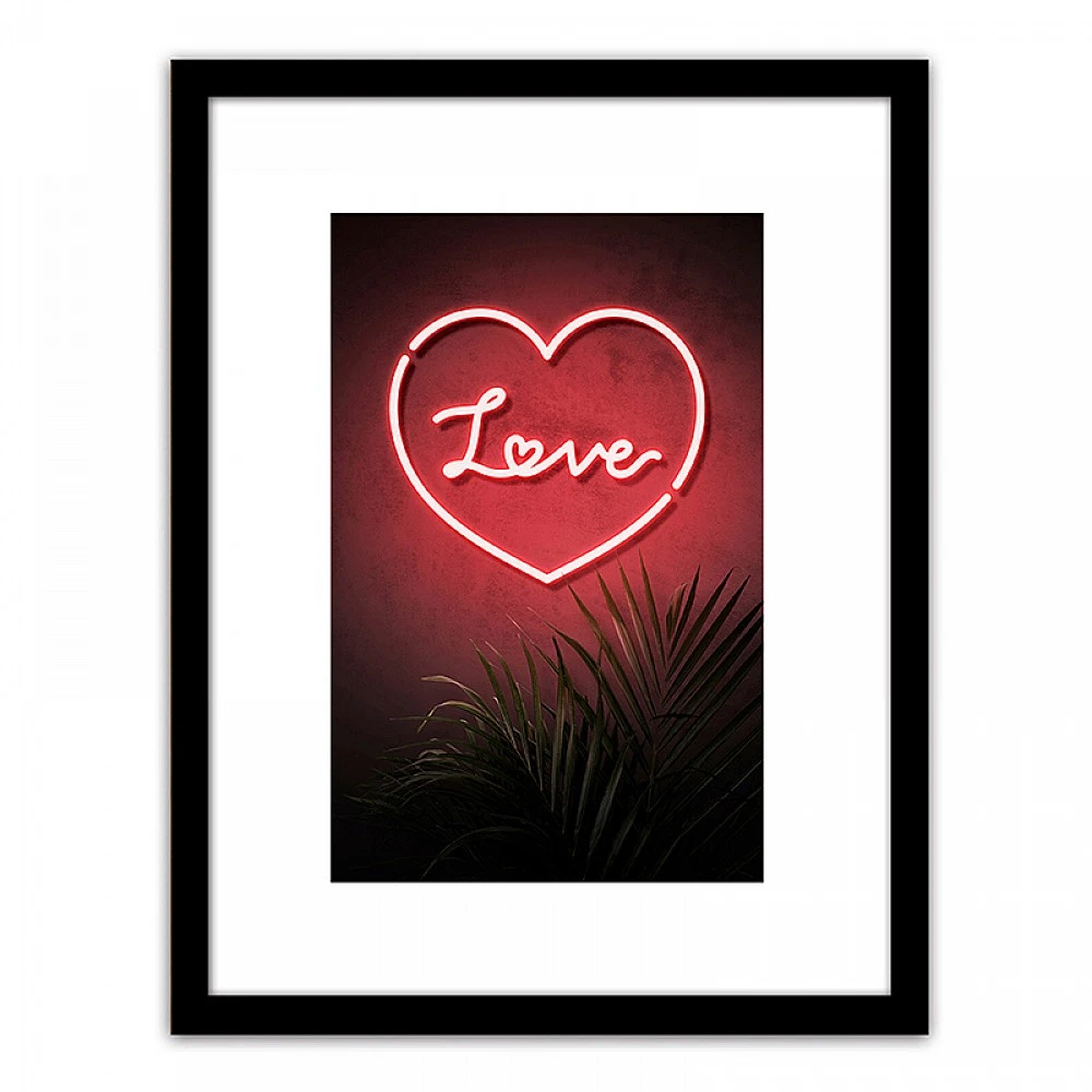 ArteLibre Πίνακας Σε Κορνίζα ArteLibre Πλαστικό 'Love' 35x45x1.8cm - 14680068 - inde.gr