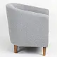 ArteLibre Πολυθρόνα ArteLibre FIORELLA Γκρι Ύφασμα 73x69x75cm - 14360028 - inde.gr