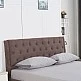 ArteLibre Κρεβάτι ArteLibre ASTER Σκούρο Καφέ Ύφασμα Με Αποθηκευτικό Χώρο 216x170.5x103cm (Στρώμα 160x200cm) - 14320006 - inde.gr