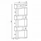 ArteLibre Βιβλιοθήκη ArteLibre OSMOND Cordoba Μοριοσανίδα/Μελαμίνη 60x20x157cm - 14410289 - inde.gr ArteLibre Βιβλιοθήκη ArteLibre OSMOND Cordoba Μοριοσανίδα/Μελαμίνη 60x20x157cm - 14410289 - inde.gr