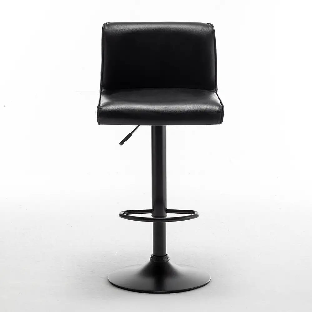 ArteLibre Σκαμπό Bar ArteLibre ARMOR Με Πλάτη Πτυσσόμενο Μαύρο PU/Μέταλλο 45x48x86-107.5cm - 14240074 - inde.gr