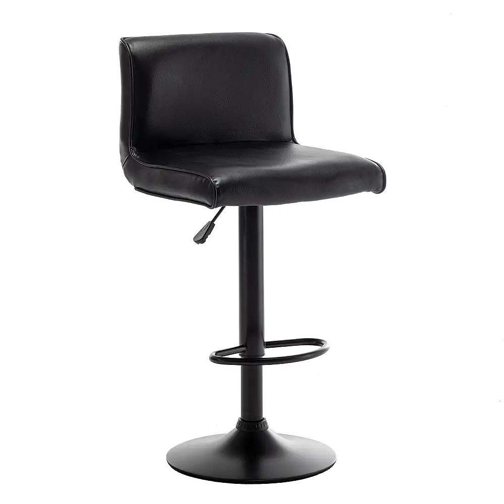 ArteLibre Σκαμπό Bar ArteLibre ARMOR Με Πλάτη Πτυσσόμενο Μαύρο PU/Μέταλλο 45x48x86-107.5cm - 14240074 - inde.gr